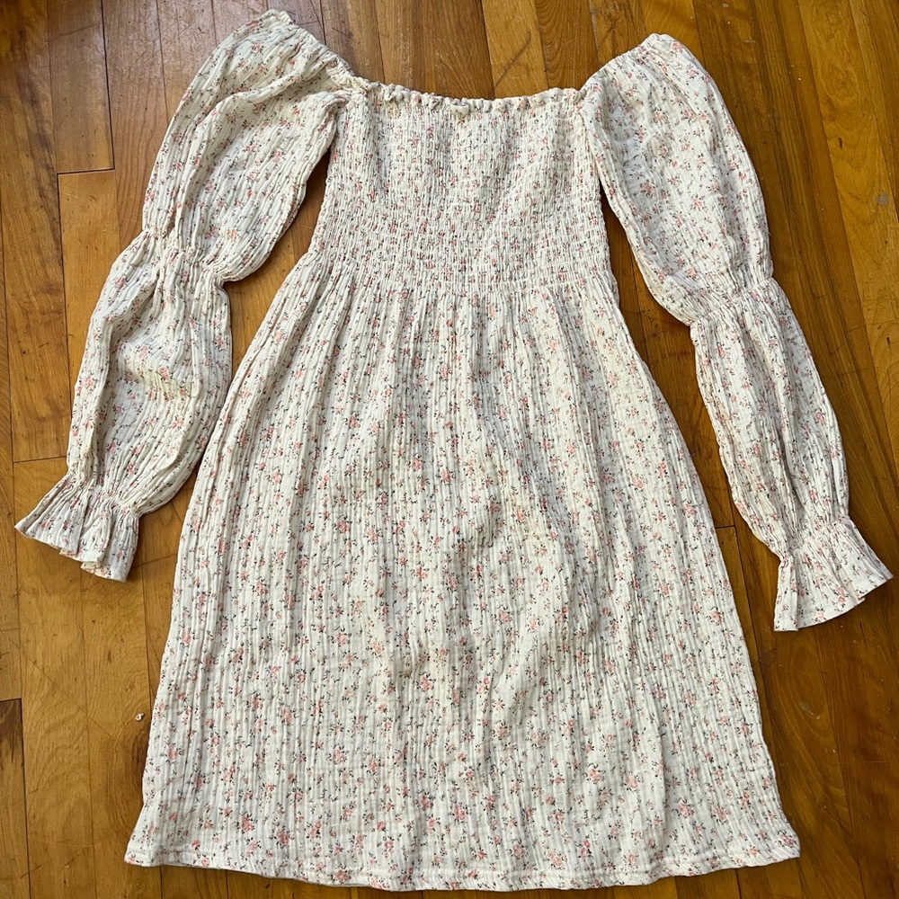 Floral Off-Shoulder Dress